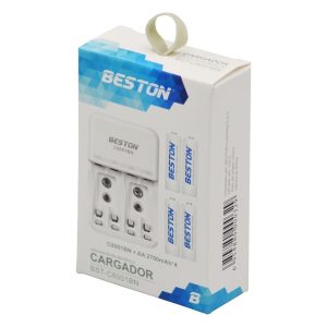 Kit de pilas cargador AA 2700mAh Beston