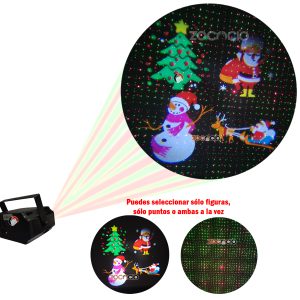 Proyector Laser Y Led Muñecos Navideños