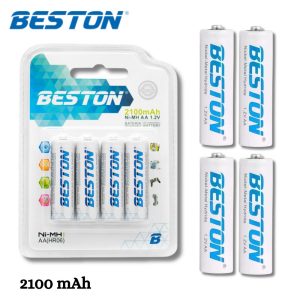Bateria Recargable Aa X4 Beston 2100 Mah